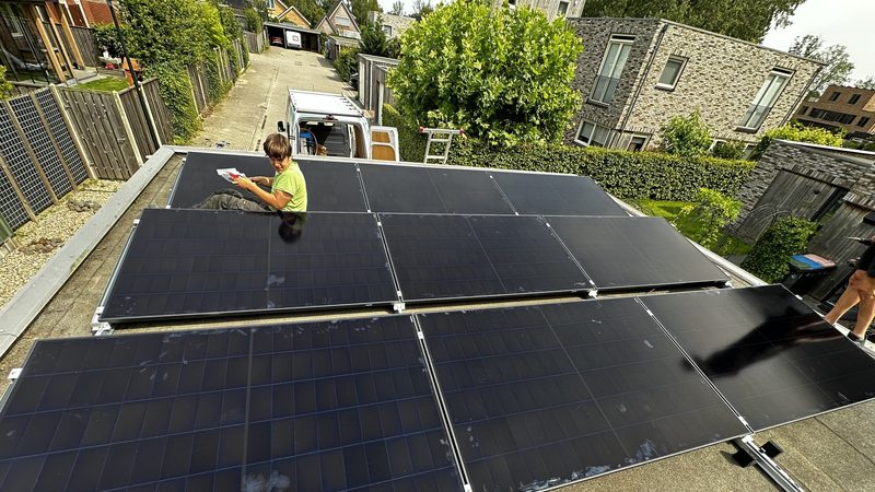 Zonnepaneel Installatie in Hartje Apeldoorn