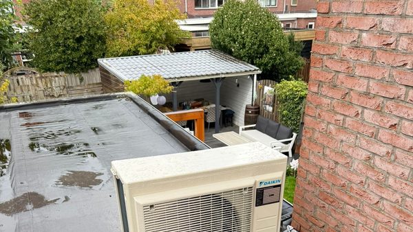 Moderne airco-installatie op zolder in Apeldoorn
